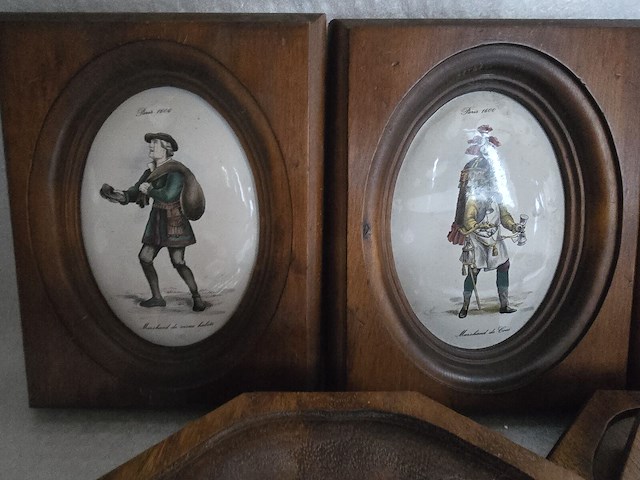 Brocante: 12x kader in hout - afbeelding 2 van  8