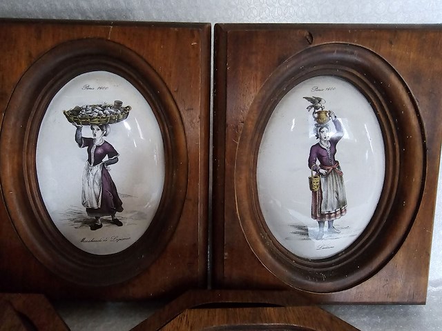 Brocante: 12x kader in hout - afbeelding 3 van  8