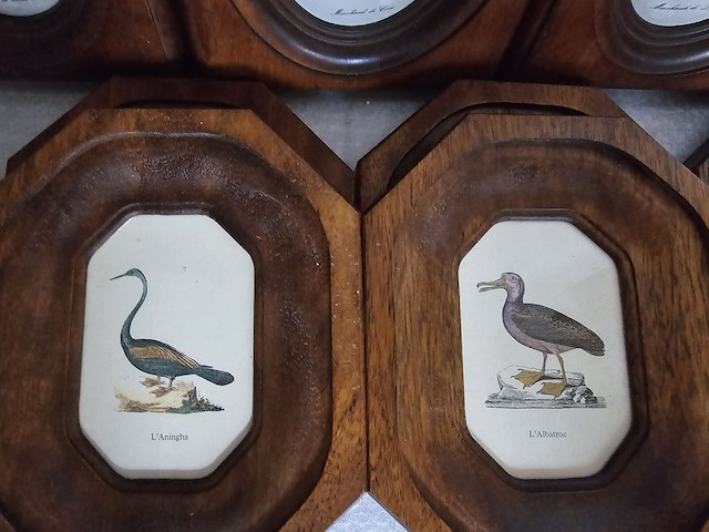 Brocante: 12x kader in hout - afbeelding 4 van  8