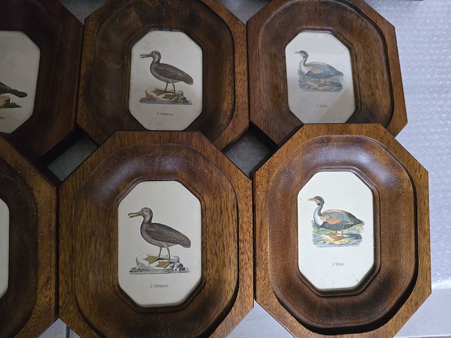 Brocante: 12x kader in hout - afbeelding 8 van  8