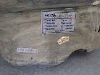 Brocante: 2x beeld hars op houten sokkel - afbeelding 4 van  7