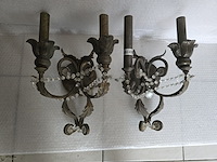 Brocante: 2x muurlamp - afbeelding 1 van  5