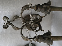 Brocante: 2x muurlamp - afbeelding 2 van  5