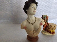 Brocante: 2x opbergpotje curiosa - afbeelding 3 van  8