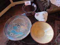 Brocante 4 stuks, ouderdomssporen