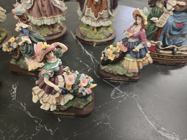 Brocante: 8x harsen arte florentina - afbeelding 3 van  7