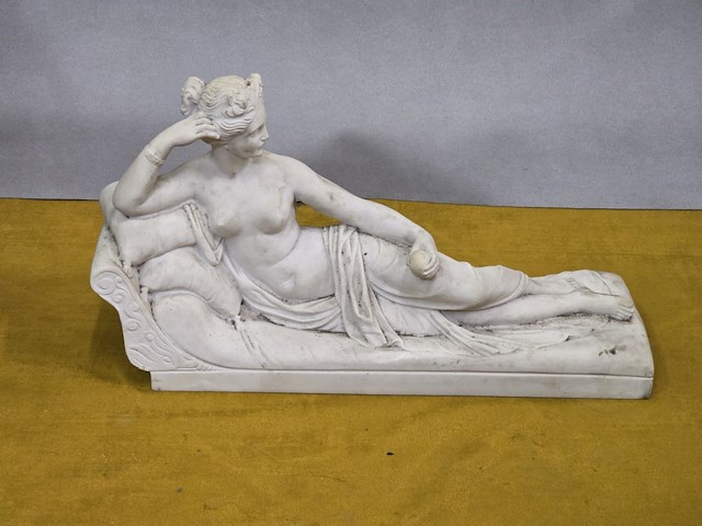 Brocante: albasten dame by grossi - afbeelding 1 van  13