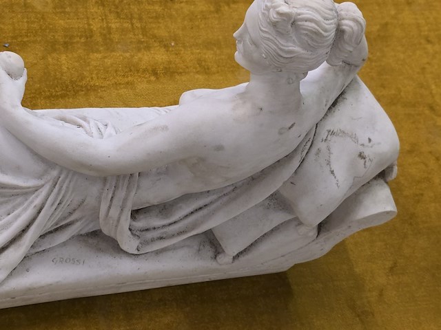 Brocante: albasten dame by grossi - afbeelding 6 van  13