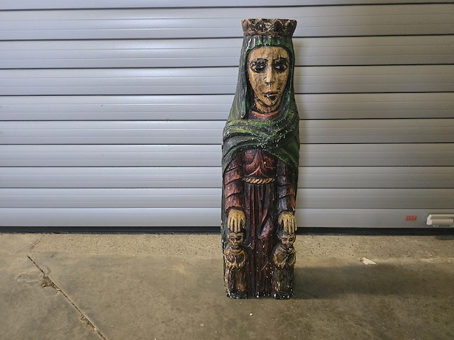 Brocante: beeld polychroom - afbeelding 1 van  9