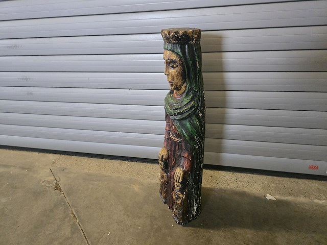Brocante: beeld polychroom - afbeelding 4 van  9
