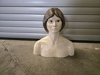 Brocante: buste dame - afbeelding 1 van  6
