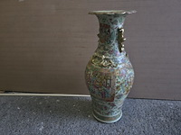 Brocante: chinese vaas (gelijmd!) - afbeelding 1 van  10