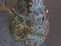 Brocante: chinese vaas (gelijmd!) - afbeelding 4 van  10