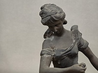 Brocante: dame in messing - afbeelding 3 van  18