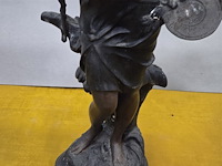 Brocante: dame in messing - afbeelding 5 van  18