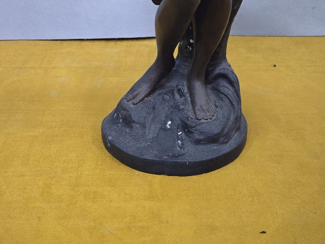 Brocante: dame in messing - afbeelding 6 van  18