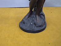 Brocante: dame in messing - afbeelding 6 van  18