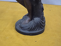 Brocante: dame in messing - afbeelding 10 van  18