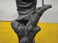 Brocante: dame in messing - afbeelding 13 van  18