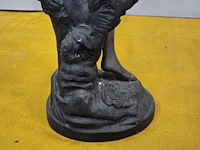 Brocante: dame in messing - afbeelding 14 van  18