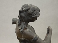 Brocante: dame in messing - afbeelding 15 van  18