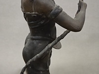 Brocante: dame in messing - afbeelding 16 van  18