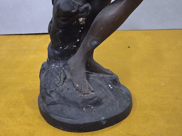 Brocante: dame in messing - afbeelding 18 van  18