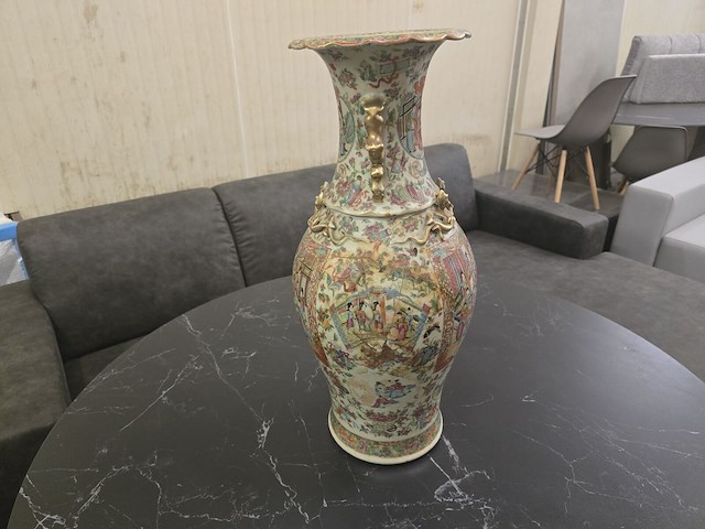 Brocante: gelijmde vaas - afbeelding 1 van  7