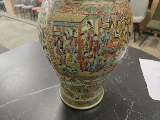 Brocante: gelijmde vaas - afbeelding 7 van  7