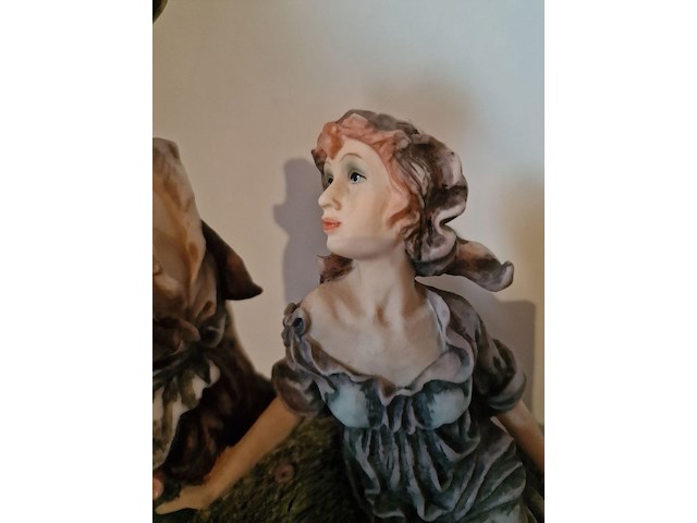 Brocante: koppel in hars - afbeelding 2 van  3