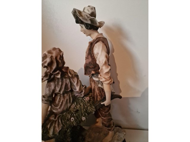 Brocante: koppel in hars - afbeelding 3 van  3