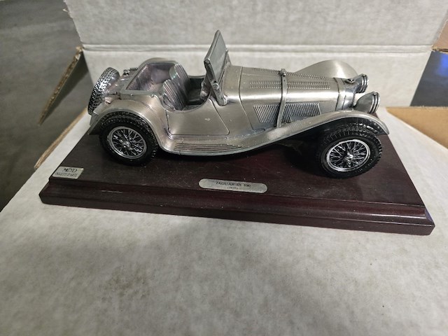 Brocante: miniatuur jaguar ss 100 - afbeelding 1 van  6