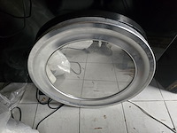 Brocante: spiegel rond diameter 70cm - afbeelding 1 van  3