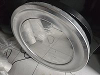 Brocante: spiegel rond diameter 70cm - afbeelding 3 van  3