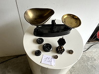 Brocante weegschaal - afbeelding 1 van  1