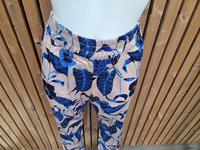 Broek 1 cobalt flower maat l - afbeelding 2 van  4