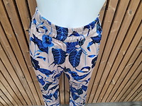 Broek 1 cobalt flower maat xs - afbeelding 2 van  4