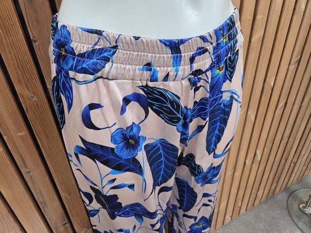 Broek 2 cobalt flower maat l - afbeelding 2 van  4