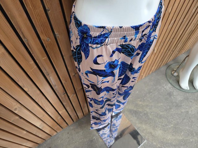 Broek 2 cobalt flower maat l - afbeelding 3 van  4