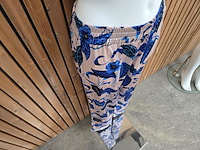 Broek 2 cobalt flower maat s - afbeelding 3 van  4