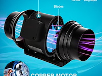 Brogachy regelbare buisventilator (100 mm) - afbeelding 3 van  5