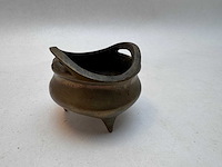 Bronze chinese incense burner - afbeelding 2 van  4