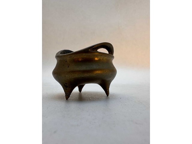Bronze chinese incense burner - afbeelding 1 van  7