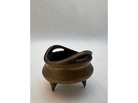 Bronze chinese incense burner - afbeelding 3 van  7