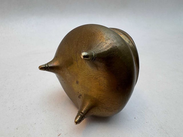 Bronze chinese incense burner - afbeelding 4 van  7