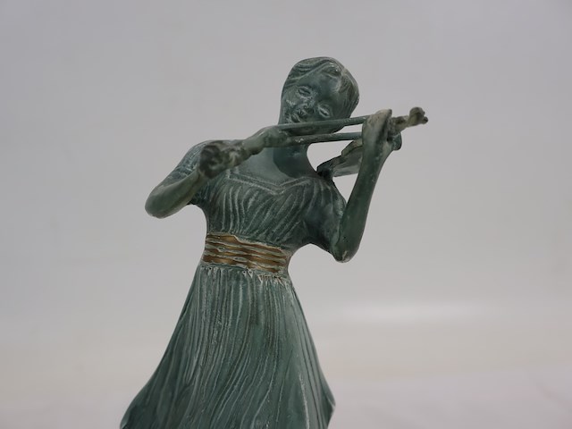 Bronze duo muzikanten - afbeelding 4 van  9