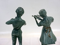 Bronze duo muzikanten - afbeelding 7 van  9