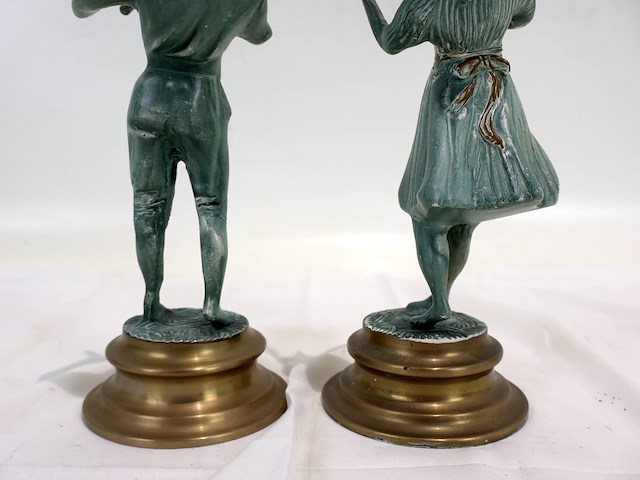 Bronze duo muzikanten - afbeelding 8 van  9