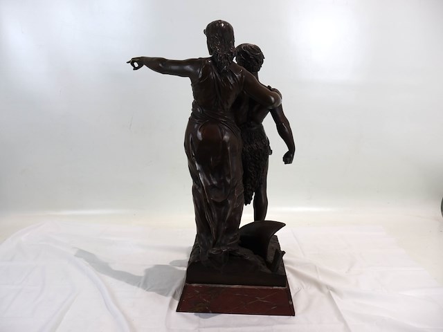 Bronze "pro patria" - e. laporte - afbeelding 2 van  16