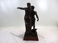 Bronze "pro patria" - e. laporte - afbeelding 2 van  16
